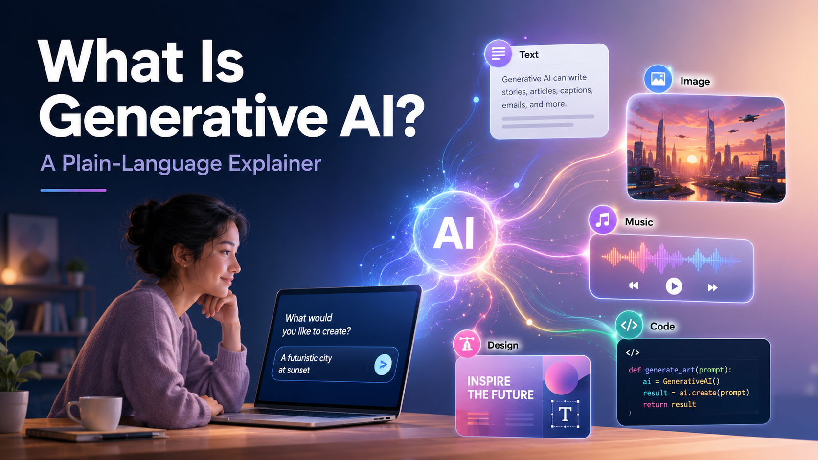 What Is Generative AI? A Plain-Language Explainer